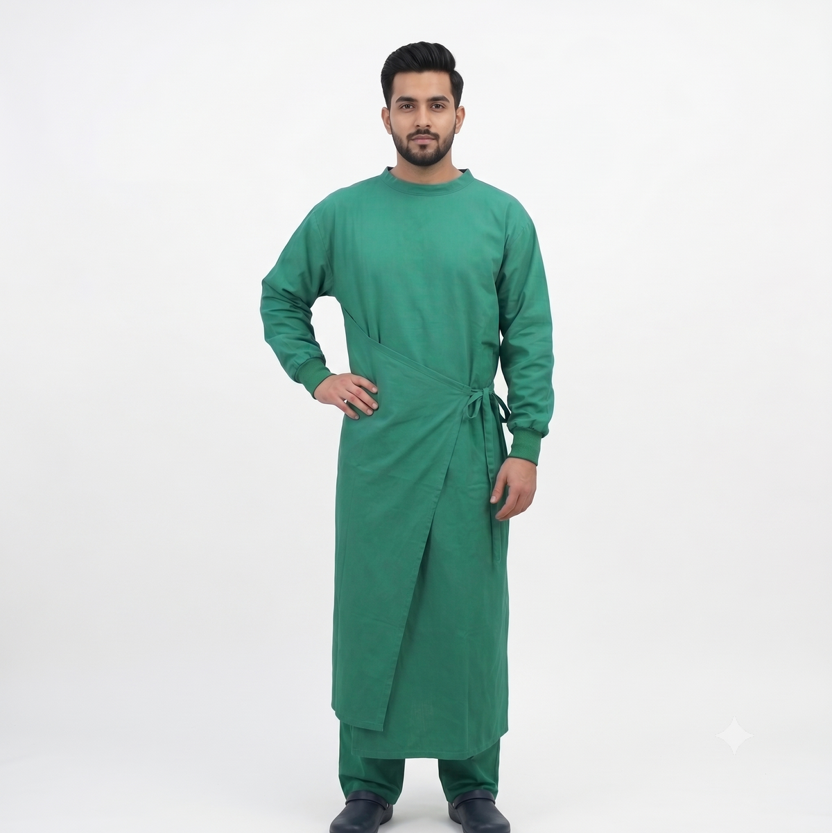 OT Gown with Overlapping