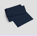Bedsheet Polyester Single Bed - Premium Navy blue