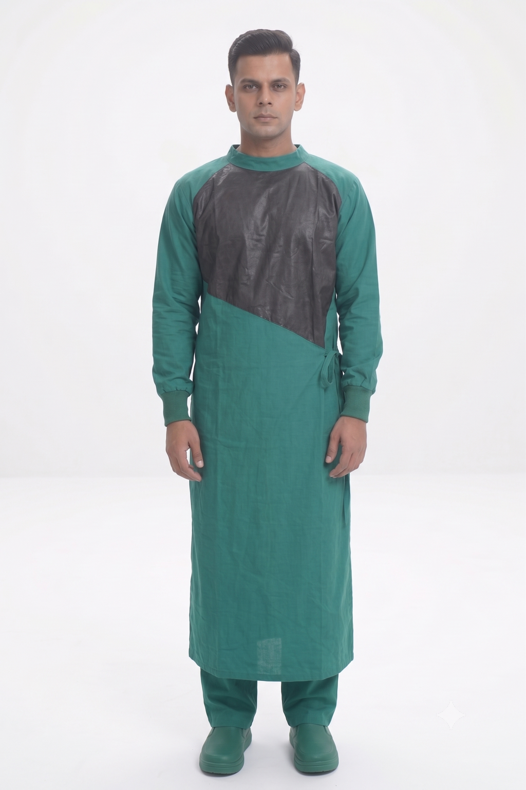 OT Gown with Overlapping and water resistance