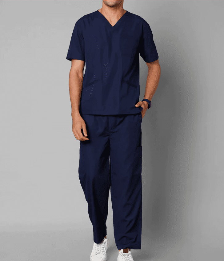 CLASSIC SCRUB SUIT NAVY BLUE