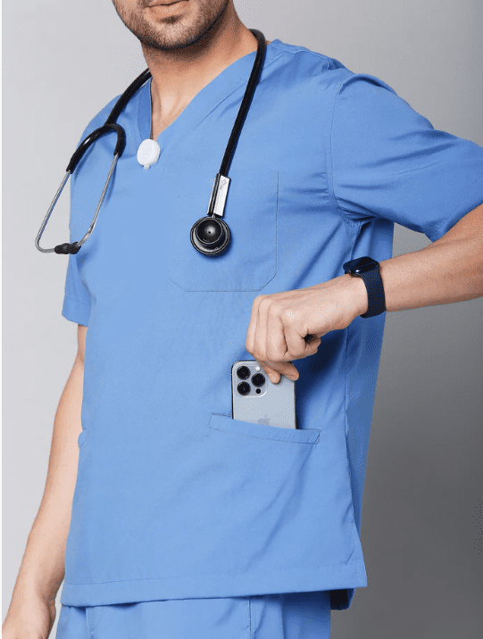 CLASSIC SCRUB SUIT SKY BLUE